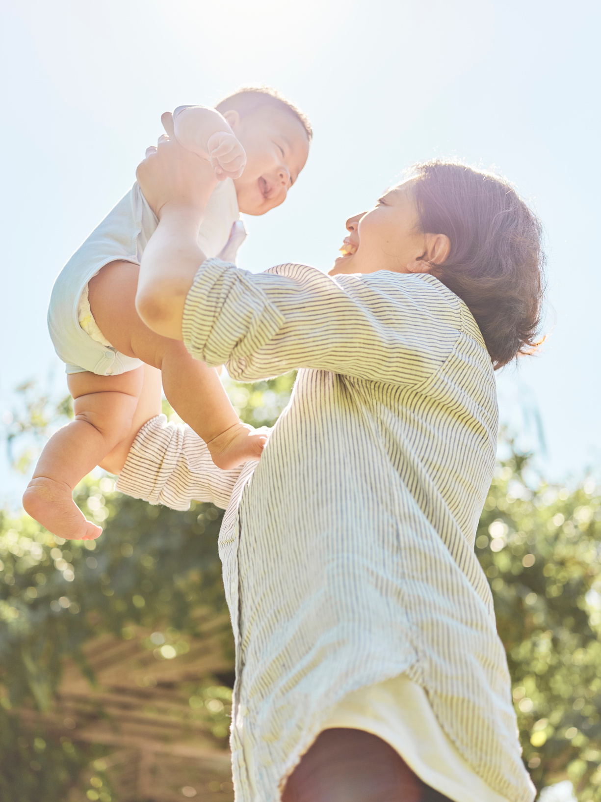 Japanese Mother and Baby